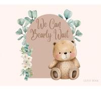 Lulu and Bell Bear Baby Shower hardback Guest Book (landscape (Copertina rigida)