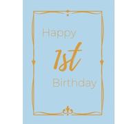 Lulu and Bell Happy 1st Birthday Guest Book (Hardcover) (Copertina rigida)