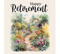 Lulu and Bell Happy Retirement Guest Book with lined pages (h (Copertina rigida)