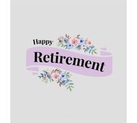 Lulu and Bell Happy Retirement Guest Book with lined pages (h (Copertina rigida)