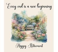 Lulu and Bell Happy Retirement Guest Book with lined pages (h (Copertina rigida)