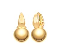 Lulu & Jane Orecchini da donna ottone oro giallo | Aspetto oro giallo, cerchi