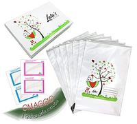 Lulu’s Ideas 7 Bustine Corredino Neonato Ospedale, MADE IN ITALY, 24.5x37cm, Chiusura Cursore Ermetico, BIODEGRADABILE, Inodore, Effetto Perlato, Sacchetti cambio neonato e Asilo, Idea Regalo Mamma