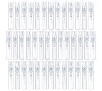 LuluDa 40 Pezzi Mini Flaconi Spray 3ml Mini Spray Vuoto Bottiglia di Profumo di Plastica Mini Flaconi Spray Vuoti Trasparenti Riutilizzabili per Profumi Oli Essenziali e Lozioni per Viaggi