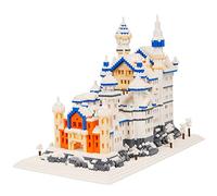 LULUFUN Kit da costruzione per bambini, ragazzi e adulti,Germania Famosa architettura Mini Block Set,Regali giocattolo per uomini e donne,Castello di Neuschwanstein Modello 4200 pezzi