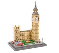 LULUFUN Mini Blocco di Costruzione del Big Ben, Kit di Blocchi per Modelli di architettura Famosa, Set di Giocattoli Modello da Collezione, Regali per Bambini e Adulti 3466 Pezzi