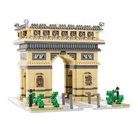 LULUFUN Set da Costruzione, Kit di Blocchi Modello di architettura dell'Arco di Trionfo, Set di Modelli da Collezione da Costruire, Regali Giocattolo per Bambini e Adulti 2020 Pezzi