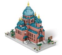 LULUFUN Set di blocchi da costruzione, Cattedrale di Santa Sofia Modello di giocattoli, kit di micro blocchi per hobbisti, regalo per adulti e bambini (1515pcs)
