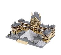 LULUFUN Set di blocchi da costruzione Louvre, giocattoli di modello di architettura di fama mondiale, kit di mini blocchi per hobbisti, regalo per adulti e bambini 3377 pezzi
