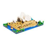 LULUFUN Set di blocchi da costruzione, modello dell'Opera di Sydney, modello architettonico di fama mondiale, kit di costruzione, regalo per bambini e adulti