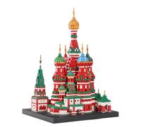 LULUFUN Set di mattoncini da costruzione, cattedrale colorato, architettura di fama mondiale, mini blocchi di costruzione, giocattolo educativo, regalo per adulti e bambini (4300 pezzi)