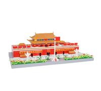 LULUFUN Set di mattoni da costruzione, set di mattoni da costruzione, set di mattoncini da costruzione, architettura cinese antica famosa, mini set di giocattoli per bambini e adulti (3000 pezzi)