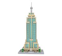 LULUFUN Stato di Empire Kit da Costruzione Modello,Mini Blocco di Costruzione Famoso di architettura,Collezione di Set di Modelli,Regali Giocattolo per Bambini e Adulti 3819 Pezzi