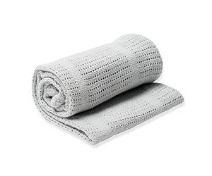 Lulujo 121 - 010 - 004 Coperta in maglia di cotone 100 x 80 cm