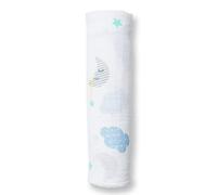 Lulujo Baby L2-LJ035 Copertina di Fasciare - Swaddling Blanket, 120 x120 cm, Multicolore (Mondo dei Sogni)