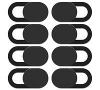 lululeague Webcam Cover, [8 Pezzi] Copri Webcam Slider Copertura Webcam Ultra Sottile Camera Cover per Laptop, PC, Computer Portatile, Phone, Tablet, Smartphones, Noteboook PRO - (Nero)