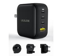LULULOOK Caricatore USB C 100W, 4 Porte GaN, PD 3.0, Caricatore USB C, Quick Charge, Caricatore per Macbook Pro, Caricatore con Cavo per Phone 17/16/15/Samsung S22/Macbook e Altro Ancora