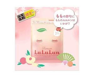 Lululun Face Mask Limited Peach 7Pcs (Yamanashi Nagano)