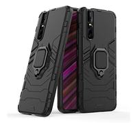 LuluMain Compatibile con Vivo V15 PRO Cover, Custodia Armor Anello Cavalletto (Funziona con Il Supporto Magnetico per Auto) Case Paraurti per Vivo V15 PRO (Nero)