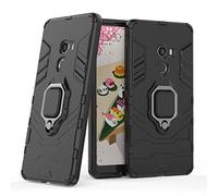 LuluMain Compatibile con Xiaomi Mi Mix 2 Cover, Custodia Armor Anello Cavalletto (Funziona con Il Supporto Magnetico per Auto) Case Paraurti per Xiaomi Mi Mix2 (Nero)