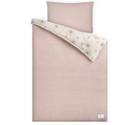 lulumoon - Set biancheria da letto per bambini in mussola, 100 x 135 cm: copripiumino 100 x 135 + federa 40 x 60 cm in cotone Oeko-TEX Standard - Set biancheria da letto leggero e confortevole per