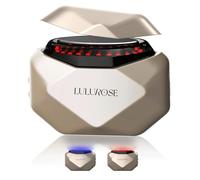 LULUROSE Massaggiatore facciale 4 in 1, dispositivo di bellezza per viso, collo e occhi, rassodante e depuffing, per la cura della pelle, a casa o in viaggio
