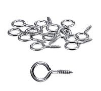 LuLyL Confezione da 100 Screw-in Vite Eye Mini Occhio Pins Ganci 2.5 x 10 x 26 mm
