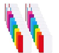 LuLyLu Linguette 5,1 cm Sticky Index 400 Pezzi, scrivibile e riposizionabili File Tabs Bandiere per Pagine o Book Marker, Lettura classificare Notes, File, 20 Set 10 Colori by