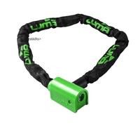 LUMA - KDB05100G/93 : LUMA - KDB05100G/93 : Catena di lucchetti antifurto ENDURO 5 CHAIN C4 COLORE VERDE MISURARE 100CM
