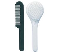 Luma LU0152090109 Spazzola e pettine, Bianco/Nero