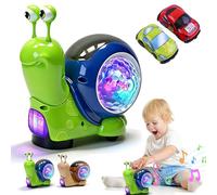 Lumaca da discoteca, 2026 Nuovo Disko Lumaca, Lovely Car Lumaca Con Luci E Musica, Divertente Lumaca Granchio Giocattolo Per Ragazzi Da 3 Anni (Verde)