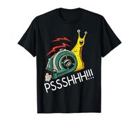 Lumaca divertente Turbo Boost corsa Pshh Maglietta