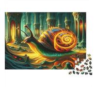 Lumaca Fantasy Glow Puzzle 1000 Pezzi Carta riciclata per adulti Puzzle per adulti Gioco difficile e stimolante Ottima idea regalo per creatività e regali 52x38cm/1000pcs