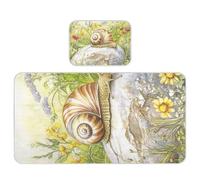 Lumaca Lentamente Sulla Pietra Raffreddamento Baby Materasso per Culla 71,1 x 132,1 cm Riutilizzabile Materasso per Neonato e Bambino