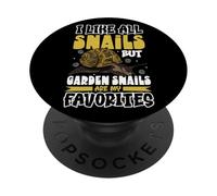 Lumaca preferita - lumaca di vigna maculata PopSockets PopGrip Adesivo