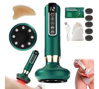 Lumafirm Cellulite Massager, Lumafirm Brasion For Eliminate Fat, 12 Speed Suction Handheld Anti Cellulite Massager, Electric Suction Cupping Therapy Fat Remover For Legs, Waist, Neck, Arm (White)