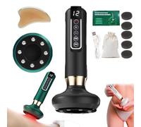 Lumafirm Cellulite Massager, Lumafirm Brasion For Eliminate Fat, 12 Speed Suction Handheld Anti Cellulite Massager, Electric Suction Cupping Therapy Fat Remover For Legs, Waist, Neck, Arm (Gray)
