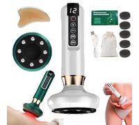 Lumafirm Cellulite Massager, Lumafirm Brasion For Eliminate Fat, 12 Speed Suction Handheld Anti Cellulite Massager, Electric Suction Cupping Therapy Fat Remover For Legs, Waist, Neck, Arm (Green)