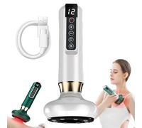 LumaFirm Massaggiatore Anti Cellulite - Massaggiatore Anticellulite Infrarossi, Portatile 12 Livelli Regolabile, Risultati Visibili in 2 Settimane-Ritrova Una Pelle Soda E Un Corpo (Bianco)