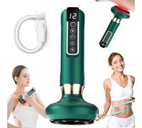 LumaFirm Massaggiatore Anti Cellulite - Massaggiatore Anticellulite Infrarossi, Portatile 12 Livelli Regolabile, Risultati Visibili in 2 Settimane-Ritrova Una Pelle Soda E Un Corpo (Verde)