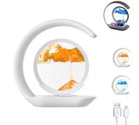 Lumaflow Sandscape Charger, 2025 Best 3in1 Lumaflow Sandscape Wireless Charger, Art Decor Fast Charging Station, for Offices Bedside Bedroom (Yellow)