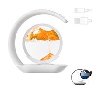 Lumaflow Sandscape Charger, 2025 Best 3in1 Lumaflow Sandscape Wireless Charger, Art Decor Fast Charging Station, Moving Sand Picture Sandscap Lamp, for office, Bedside, Bedroom (Orange)
