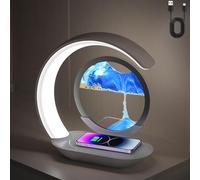 Lumaflow Sandscape Charger, 2025 Best 3in1 Sandscape Wireless Charger, Art Decor Fast Charging Station for Office, Bedside, Bedroom-Free up Your Nightstand, Say Goodbye to Stress (blue)