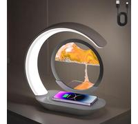 Lumaflow Sandscape Charger, 2025 Best 3in1 Sandscape Wireless Charger, Art Decor Fast Charging Station for Office, Bedside, Bedroom-Free up Your Nightstand, Say Goodbye to Stress (orange)