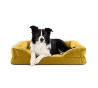 Lumaland Cuccia ortopedica per cani per esterni e interni, 90 x 65 cm, con fondo antiscivolo, imbottitura e fodera lavabile, impermeabile