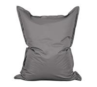 Lumaland - Enorme pouf "Luxury", XXL, 380 litri, 140 x 180 cm, per interni ed esterni, Grau, Indoor & Outdoor XXL - 140 x 180 cm