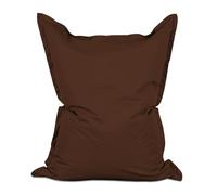 Lumaland - Enorme pouf "Luxury", XXL, 380 litri, 140 x 180 cm, per interni ed esterni, marrone, Indoor & Outdoor XXL - 140 x 180 cm