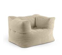 Lumaland Poltrona modulare, 400 l, per divano modulare, ideale da abbinare con pouf | EPS/Bean Bag con imbottitura | Cuscino per interni lounge lavabile per soggiorno, camera da letto & Co.