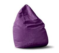 Lumaland Poltrona Sacco Pouf Puff Luxury XL Plus Comfortline 220 lt Cuciture rinforzate Lilla