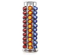 Lumaland Portacapsule Girevole per Nespresso Varie Dimensioni e Forme 60 Capsule
